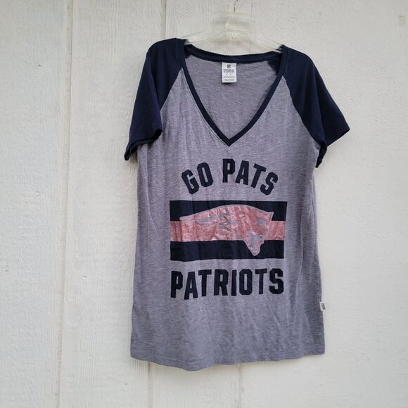 pink Victoria Secret New England patriots tshirt Women's sz M - Picture 2 of 4